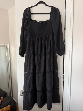 reformation edita knit dress NEW Reformation Edita Green Floral Knit Midi Dress in Coriander SIZE M #X116